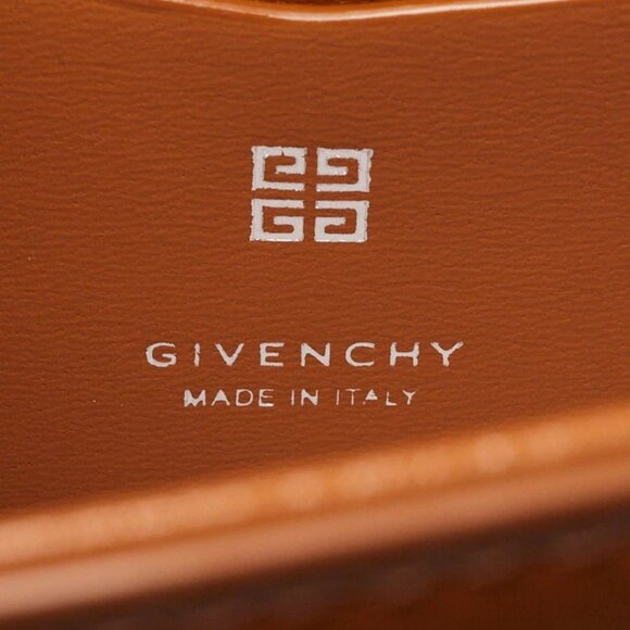 Givenchy Chestnut Smooth Leather 4G Crossbody Bag - Picture 7 of 12